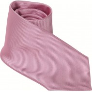 Corbata 100% microfibra jacquard rosa claro